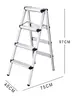 SuperStep Stepenaste Merdevine 2x4 Podest 97cm