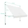 Montelux Easy 350x120cm Bež Balkonska Tenda