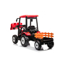 Traktor sa prikolicom i utovarivačem crveni  premium oprema 24v7a 12941