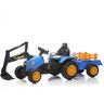 Traktor sa prikolicom i kašikom plavi 13707