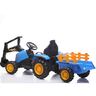 Traktor sa prikolicom i kašikom plavi 13707