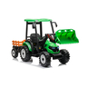Traktor sa prikolicom i utovarivačem zeleni premium oprema 24v7a 12958
