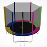 Trambolina trampolina premium stil multicolor 305cm sa merdevinama i  unutrašnjom sigurnosnom mrežom 13163