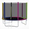 Trambolina trampolina premium stil multicolor 305cm sa merdevinama i  unutrašnjom sigurnosnom mrežom 13163