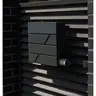 Malatec Moderno Crno Poštansko sanduče 37