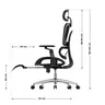 Mark Adler Expert 7.9 Crna ergonomična stolica