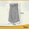 Purlov Džemper za pse Sivi 33x17cm M