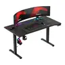 Huzaro Hero 8.7 Crni RGB Električni podesivi sto 140x70cm