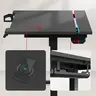 Huzaro Hero 8.7 Crni RGB Električni podesivi sto 140x70cm