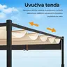 Venturo Prestige 3x3m Bež Pergola Čelična konstrukcija