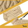 Purlov Džemper za pse Bež 24x16cm S
