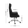Mark Adler Boss 5.6 Crna Direktorska fotelja
