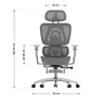 Mark Adler Expert 7.9 Siva ergonomična stolica