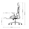 Mark Adler Expert 7.9 Siva ergonomična stolica
