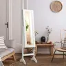Samostojeći orman za nakit sa ogledalom i LED osvetljenjem