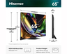 Hisense RGB Mini-LED TV 65" 65UR8S, 4K Ultra HD, VIDAA Smart OS
