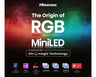 Hisense RGB Mini-LED TV 65" 65UR8S, 4K Ultra HD, VIDAA Smart OS