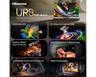 Hisense RGB Mini-LED TV 65" 65UR8S, 4K Ultra HD, VIDAA Smart OS