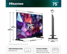 Hisense Hi-QLED TV 75" 75E7S PRO, 4K Ultra HD, VIDAA Smart OS