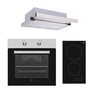 Union ugradna rerna BOW-6501IX + Domino ploča BHO-200CBL + Aspirator BHU-7062X