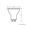 Led sijalica crna 4000k 6.9w gu10 120° osram 4058075766631e