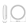 Osram led plafonjera 49cm 48w 4000k ip20 bela 4099854664717e