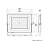 Led reflektor 150w 6500k 12800lm Lrf048w-150