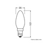 Led sijalica b75 2700k 7w e14 osram 4099854545504e