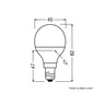 Led sijalica p25 3000k 2.5w e14 osram 4099854548017e