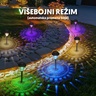 Solarna rgb+toplo bela baštenska lampa - 6 kom. 16834-11834
