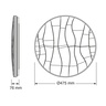 Osram led plafonjera 47.5cm 48w 4000k ip20 bela 4099854664502e