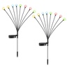 Solarna rgb baštenska lampa - 2 kom. 8 led 13489-11426