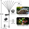 Solarna rgb baštenska lampa - 2 kom. 8 led 13489-11426