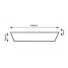 Led panel 48w, promenljiva boja svetla, 300x1200 Kns5-48w