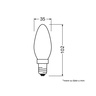 Led sijalica b25 6500k 2.8w e14 osram 4099854547935e