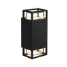 Zidna lampa crna 2xgu10 ip65 B250575