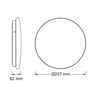 Osram led plafonjera 12w 6500k ip44 4099854647291e