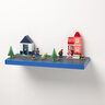 LEGO polica sa podlogom za gradnju - plava 40130801