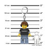 LEGO Minifigure privezak za ključeve sa svetlom: Gejmer LGL-KE217H
