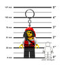 LEGO Minifigure privezak za ključeve sa svetlom: Piratska princeza LGL-KE193H