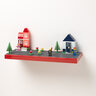 LEGO polica sa podlogom za gradnju - crvena 40130800