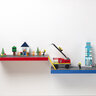 LEGO polica sa podlogom za gradnju - crvena 40130800