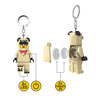 LEGO Minifigure privezak za ključeve sa svetlom: Tip u kostimu mopsa LGL-KE213H
