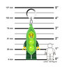 LEGO Minifigure privezak za ključeve sa svetlom: Devojka u grašak kostimu LGL-KE241H