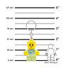 LEGO Minifigure privezak za ključeve sa svetlom: Beba LGL-KE209H