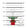 LEGO Star Wars privezak za ključeve sa svetlom: Grogu™ u božićnom džemperu LGL-KE208AH
