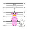 LEGO Minifigure privezak za ključeve sa svetlom: Tip u kostimu praseta LGL-KE212H