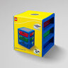 LEGO polica sa 3 fioke i podlogom za gradnju - plava 40950002