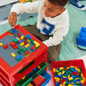 LEGO polica sa 3 fioke i podlogom za gradnju - crvena 40950001