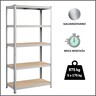 ePRO metalna montažna polica standard 180x90x30, metal-drvo, 875kg (5x175kg)